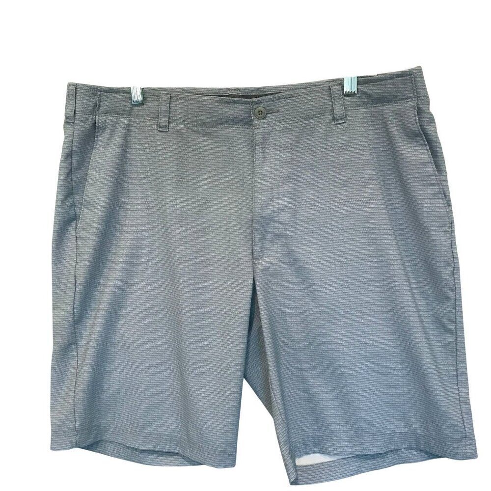 Ben Hogan Men's Flat Front Bermuda Golf Shorts Sz 40 in Gray  Activewear